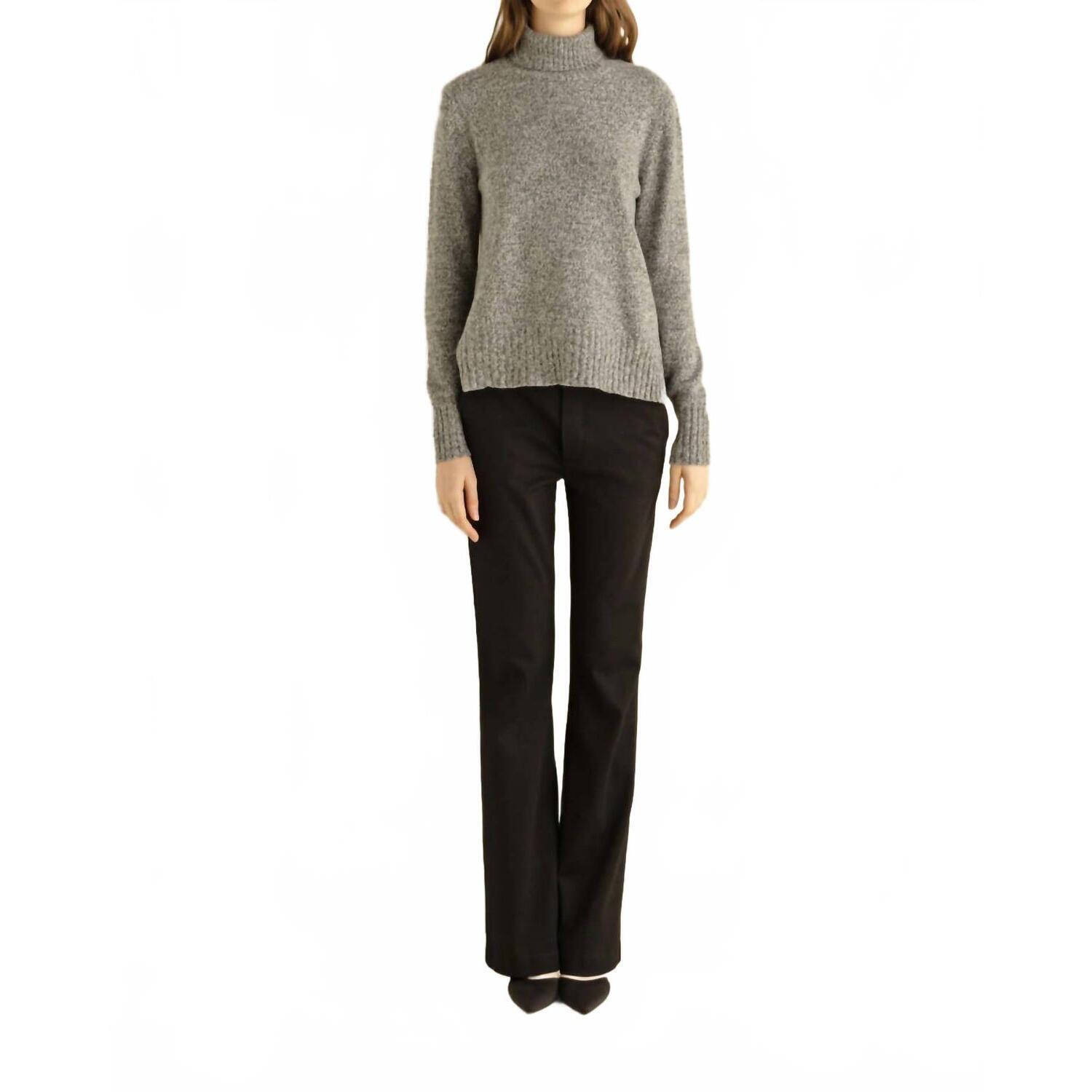 New European Culture Women's Donna Pants In Black